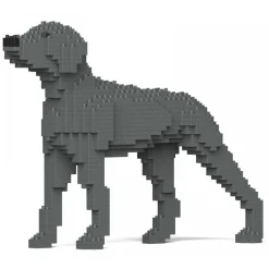 Jekca - Weimaraner 01S - Lego - Sculpture - Construction - 4D - Brick Animals - Toys - Avvenice