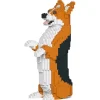 Jekca - Welsh Corgi 05-M02 - Big - Lego - Sculpture - Construction - 4D - Brick Animals - Toys - Avvenice