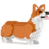 Jekca - Welsh Corgi 02-M01B (Version 2024) - Lego - Sculpture - Construction - 4D - Brick Animals - Toys - Avvenice