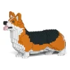 Jekca - Welsh Corgi 02S-M02 - Lego - Sculpture - Construction - 4D - Brick Animals - Toys - Avvenice