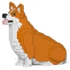 Jekca - Welsh Corgi 03S-M01 - Lego - Sculpture - Construction - 4D - Brick Animals - Toys - Avvenice