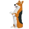 Jekca - Welsh Corgi 05S-M02 - Lego - Sculpture - Construction - 4D - Brick Animals - Toys - Avvenice
