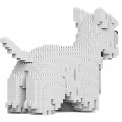 Jekca - West Highland White Terrier 01 - Big - Lego - Sculpture - Construction - 4D - Brick Animals - Toys - Avvenice