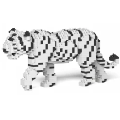 Jekca - White Tiger 01S - Lego - Sculpture - Construction - 4D - Brick Animals - Toys - Avvenice