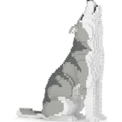 Jekca - Wolf 01 - Big - Lego - Sculpture - Construction - 4D - Brick Animals - Toys - Avvenice