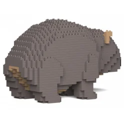 Jekca - Wombat 01 - Big - Lego - Sculpture - Construction - 4D - Brick Animals - Toys - Avvenice