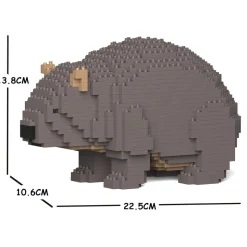 Jekca - Wombat 01S - Lego - Sculpture - Construction - 4D - Brick Animals - Toys - Avvenice