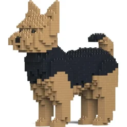 Jekca - Yorkshire Terrier 01 - Big - Lego - Sculpture - Construction - 4D - Brick Animals - Toys - Avvenice
