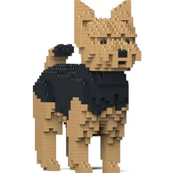 Jekca - Yorkshire Terrier 01 - Big - Lego - Sculpture - Construction - 4D - Brick Animals - Toys - Avvenice