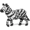 Jekca - Zebra 01S - Lego - Sculpture - Construction - 4D - Brick Animals - Toys - Avvenice