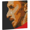 Jekca - Zlatan Ibrahimovic Brick Painting 01S - Lego - Sculpture - Construction - 4D - Brick Animals - Toys - Avvenice