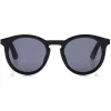 Jimmy Choo - Albert - Grey Lenses and Black Acetate Oval Frame Sunglasses - Jimmy Choo Eyewear - Avvenice