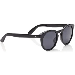 Jimmy Choo - Albert - Grey Lenses and Black Acetate Oval Frame Sunglasses - Jimmy Choo Eyewear - Avvenice