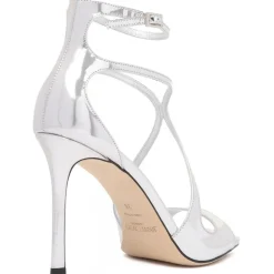 Jimmy Choo - Azia Sandals - Silver - Jimmy Choo Exclusive Luxury Collection - Avvenice