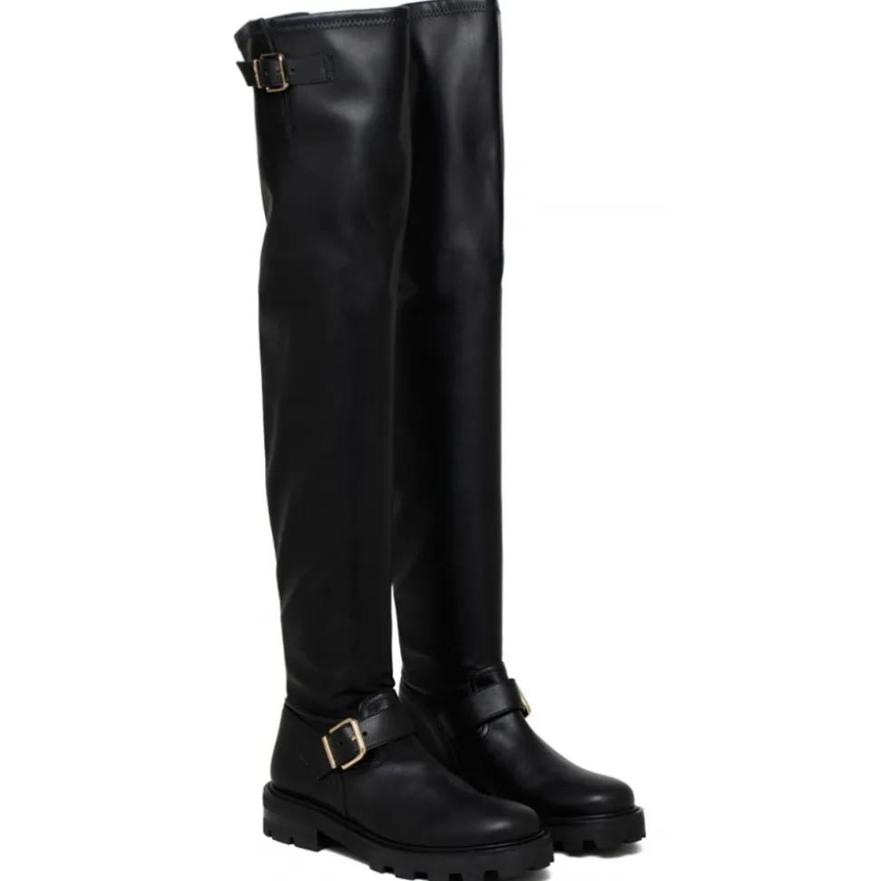 Jimmy Choo - Biker II Boots - Black - Jimmy Choo Exclusive Luxury Collection - Avvenice