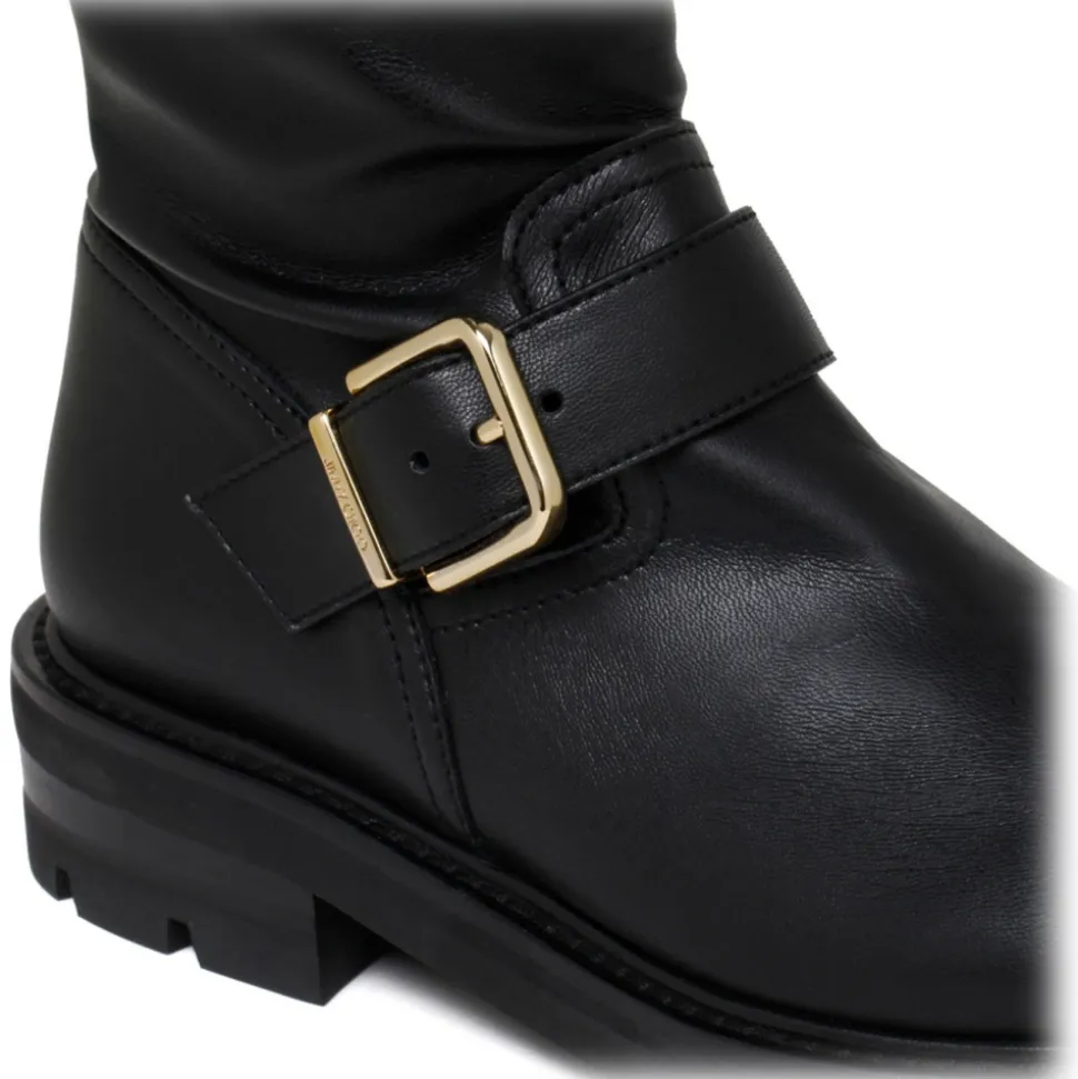 Jimmy Choo - Biker II Boots - Black - Jimmy Choo Exclusive Luxury Collection - Avvenice