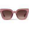 Jimmy Choo - Ciara - Burgundy Cat Eye Sunglasses with Light Gold Temples - Jimmy Choo Eyewear - Avvenice