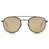 Jimmy Choo - Dave - Black and Dark Ruthenium Metal Aviator Sunglasses - Jimmy Choo Eyewear - Avvenice