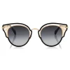 Jimmy Choo - Dhelia - Black and Rose Gold Metal Sunglasses - Jimmy Choo Eyewear - Cara Delevigne Official - Avvenice