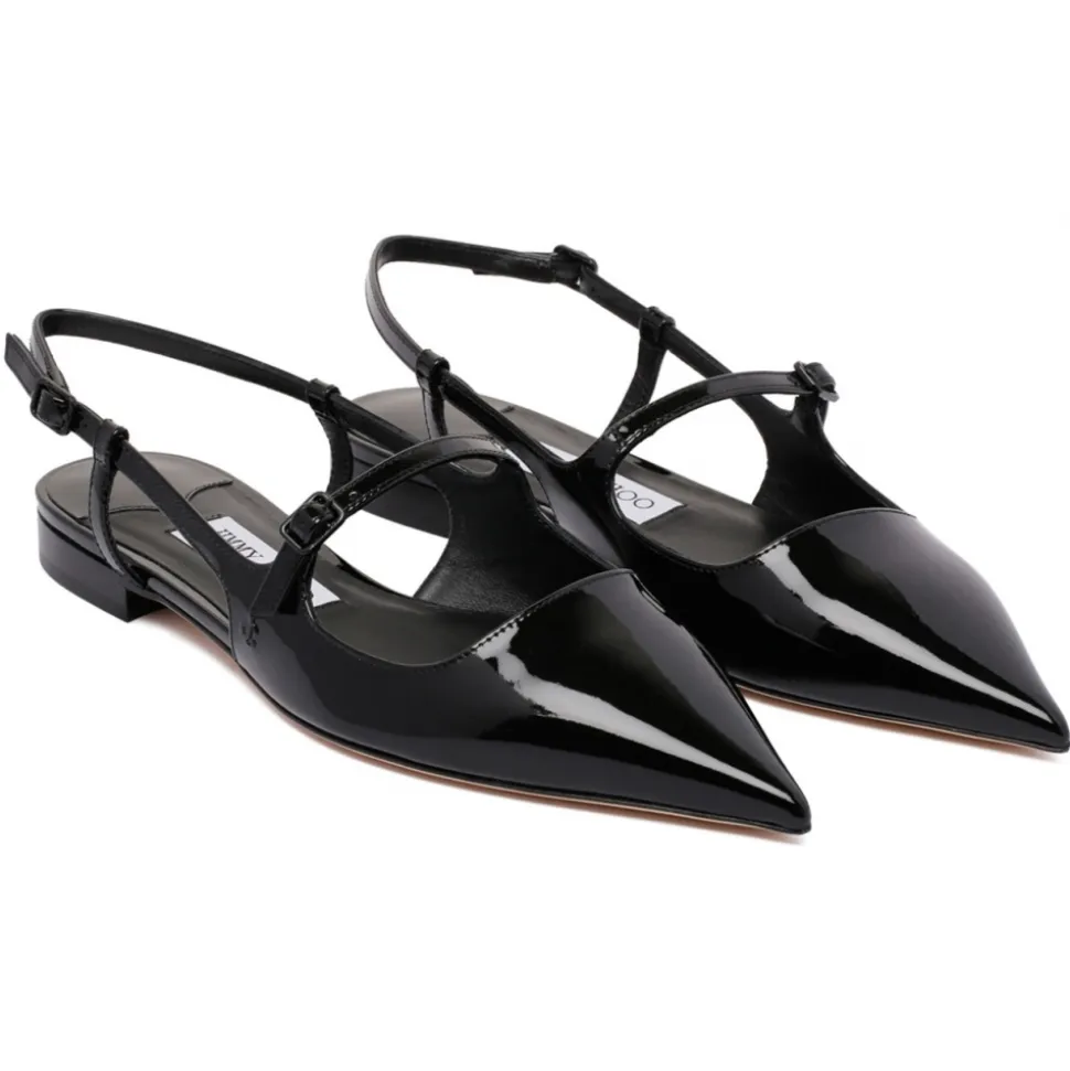 Jimmy Choo - Didi Ballet Flats - Black - Jimmy Choo Exclusive Luxury Collection - Avvenice
