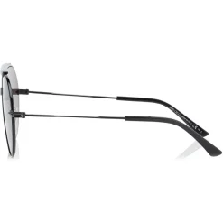 Jimmy Choo - Eddy - Brown Shaded Aviator Sunglasses with Black Metal Frame - Jimmy Choo Eyewear - Avvenice