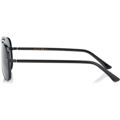 Jimmy Choo - Ewan - Blue Avio Aviator Sunglasses with Black Titanium Frame - Jimmy Choo Eyewear - Avvenice