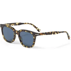 Jimmy Choo - Gad - Yellow Havana Acetate Square Sunglasses with Blue Lenses - Jimmy Choo Eyewear - Avvenice