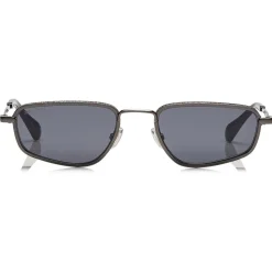 Jimmy Choo - Gal - Grey Fashion Sunglasses with Black Frame - Jimmy Choo Eyewear - Avvenice