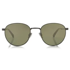 Jimmy Choo - Henri - Dark Ruthenium Oval Metal Sunglasses - Jimmy Choo Eyewear - Avvenice