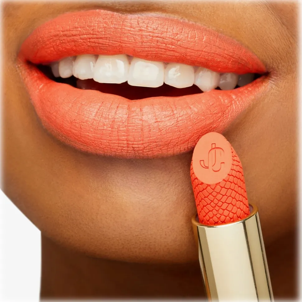 Jimmy Choo - JC Matte Lip Colour - Coral Sunset Matte Lipstick - Exclusive Collection - Luxury Fragrance - Avvenice