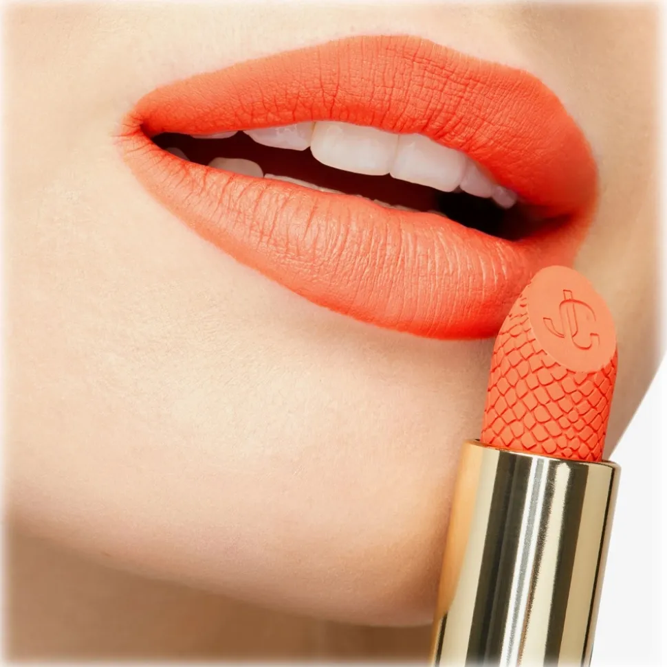 Jimmy Choo - JC Matte Lip Colour - Coral Sunset Matte Lipstick - Exclusive Collection - Luxury Fragrance - Avvenice