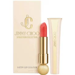 Jimmy Choo - JC Satin Lip Colour - Peach Melba Satin Lipstick - Exclusive Collection - Luxury Fragrance - Avvenice