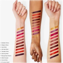 Jimmy Choo - JC Satin Lip Colour - Golden Choo - Exclusive Collection - Luxury Fragrance - Avvenice