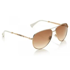 Jimmy Choo - Jewly - Rose Gold and Ivory Aviator Sunglasses - Jimmy Choo Eyewear - Avvenice
