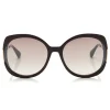 Jimmy Choo - Lila - Plum Square Frame Sunglasses - Sunglasses - Jimmy Choo Eyewear - Avvenice