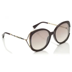 Jimmy Choo - Lila - Plum Square Frame Sunglasses - Sunglasses - Jimmy Choo Eyewear - Avvenice