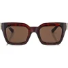 Jimmy Choo - Maika - Brown Cat Eye Sunglasses with Havana Frame - Jimmy Choo Eyewear - Avvenice