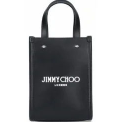 Jimmy Choo - Mini N/S Tote Bag - Black - Jimmy Choo Exclusive Luxury Collection - Avvenice