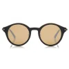 Jimmy Choo - Nick - Black and Gold Round Frame Sunglasses - Jimmy Choo Eyewear - Avvenice