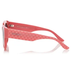 Jimmy Choo - Pollie - Pink Cat-Eye Sunglasses with Star Detailing - Sunglasses - Jimmy Choo Eyewear - Avvenice