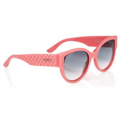 Jimmy Choo - Pollie - Pink Cat-Eye Sunglasses with Star Detailing - Sunglasses - Jimmy Choo Eyewear - Avvenice