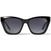 Jimmy Choo - Rikki - Black Cat Eye Sunglasses with Glitter Choo Logo - Jimmy Choo Eyewear - Avvenice