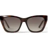 Jimmy Choo - Rikki - Brown Tortoiseshell Havana Cat Eye Sunglasses with Glittered Choo Logo - Jimmy Choo Eyewear - Avvenice