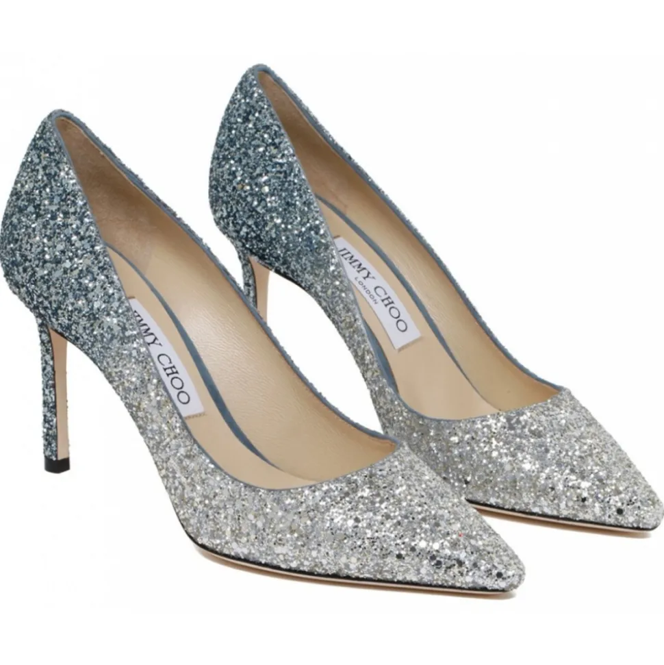 Jimmy Choo - Romy Pumps - Silver - Jimmy Choo Exclusive Luxury Collection - Avvenice