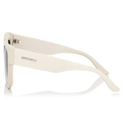 Jimmy Choo - Roxie - Ivory Oversized Sunglasses with Star Detailing - Sunglasses - Jimmy Choo Eyewear - Avvenice