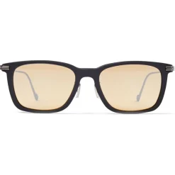Jimmy Choo - Ryan - Grey Acetate Square Sunglasses with Silver Mirror Lenses - Jimmy Choo Eyewear - Avvenice