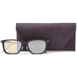 Jimmy Choo - Ryan - Grey Acetate Square Sunglasses with Silver Mirror Lenses - Jimmy Choo Eyewear - Avvenice