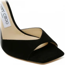 Jimmy Choo - Saeda Sandals - Black - Jimmy Choo Exclusive Luxury Collection - Avvenice
