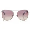 Jimmy Choo - Sheena - Palladium Metal Aviator Sunglasses - Jimmy Choo Eyewear - Avvenice