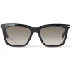 Jimmy Choo - Tip - Black Acetate Square Sunglasses with Brown-Shaded Lenses - Jimmy Choo Eyewear - Avvenice